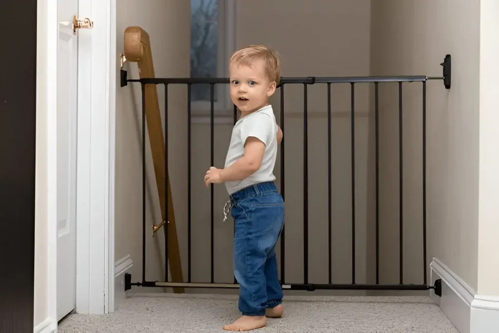 how to keep a child safe on stairs