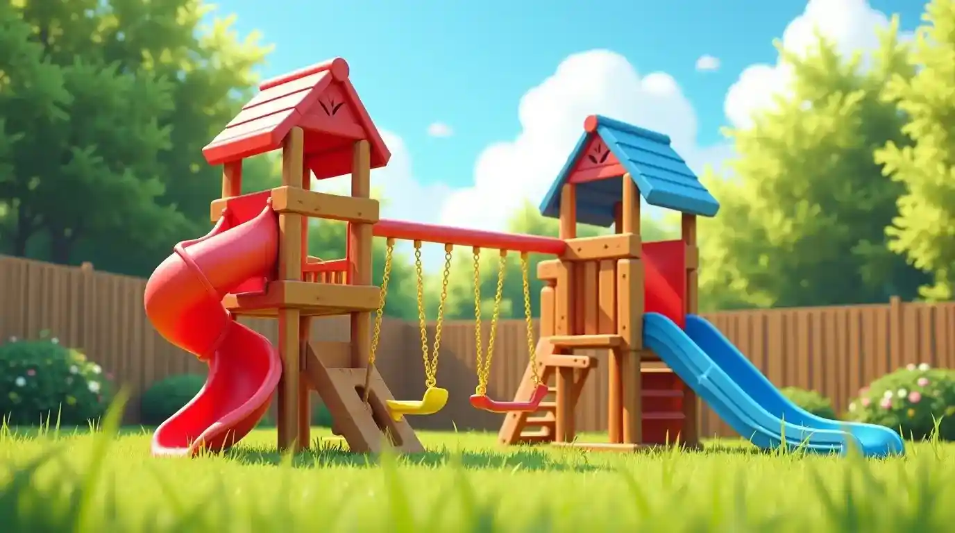 outdoor playset for toddlers